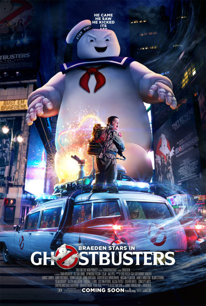 Braeden Rios' Ghostbusters movie poster