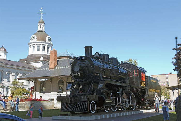 Locomotive 1095 in Kingston, Ontario